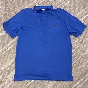 Callaway Blue Polo Shirt Classic Design